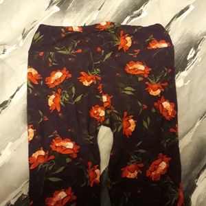 Floral print leggings